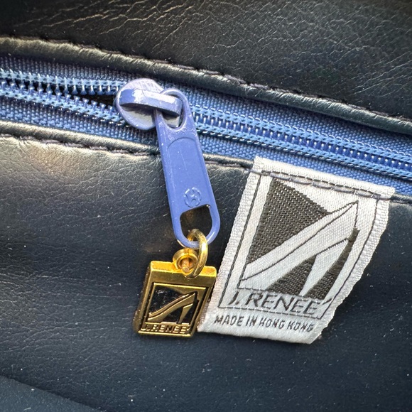 Vintage J. Renee Blue Snakeskin Bag - Picture 10 of 10